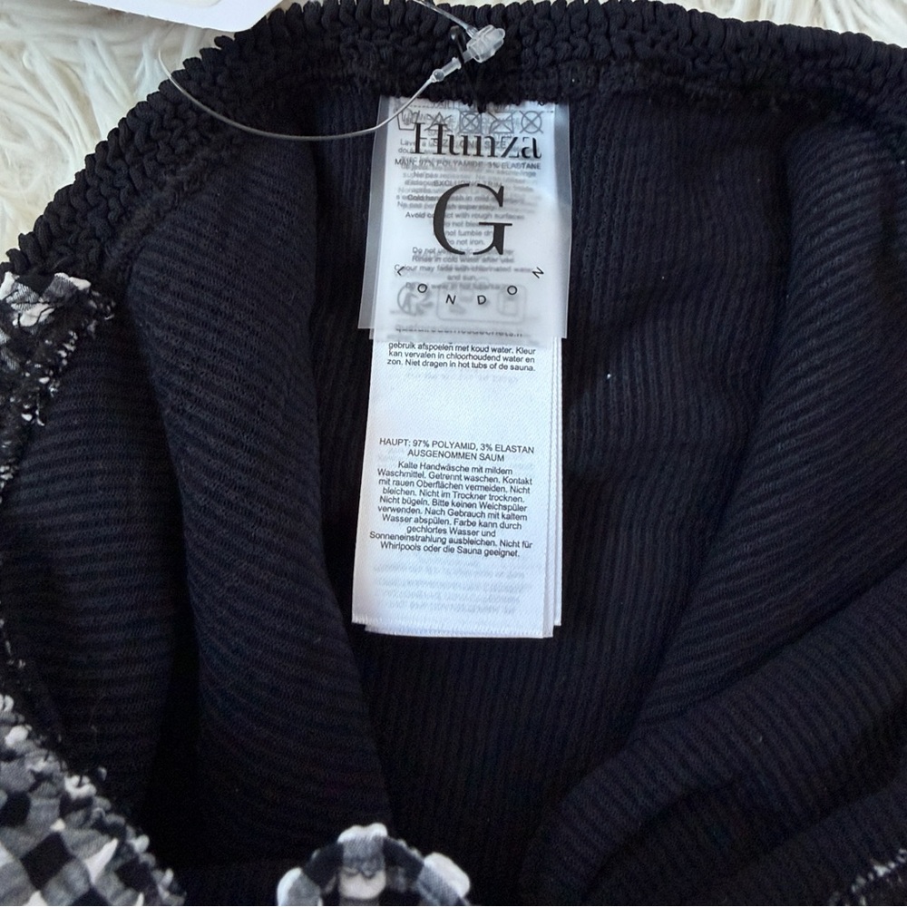 NWT Hunza G Dolly swimsuit in black one size - Picture 7 of 9